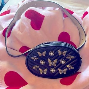 STEVE MADDEN butterfly belt bag